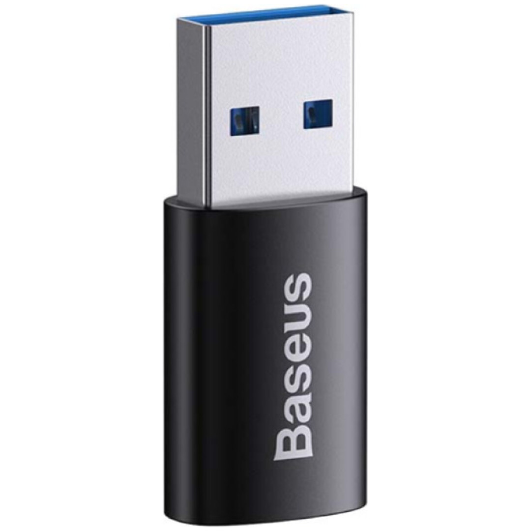 Adapter USB-A (m) => USB-C (ž) Baseus 3.1 Gen2 - črn (ZJJQ000101)