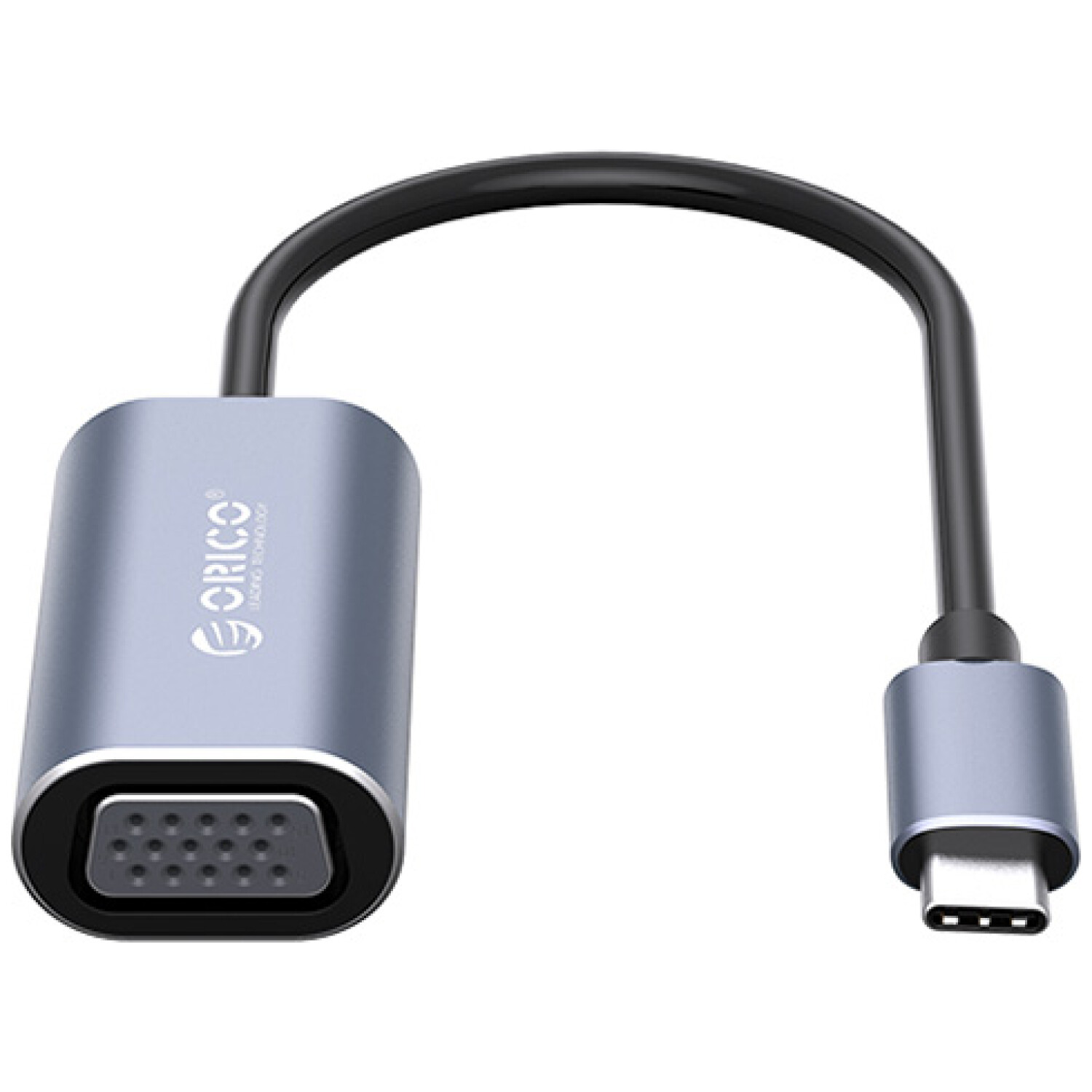 Adapter USB-C => VGA (Ž) 15cm 1080p 60Hz aluminij ORICO (CTV-GY)