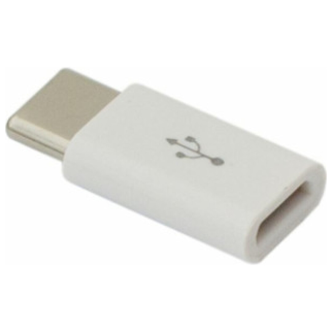 Adapter USB-C => microUSB(ž) 2.0 SBOX bel (AD.USB-C W/R)