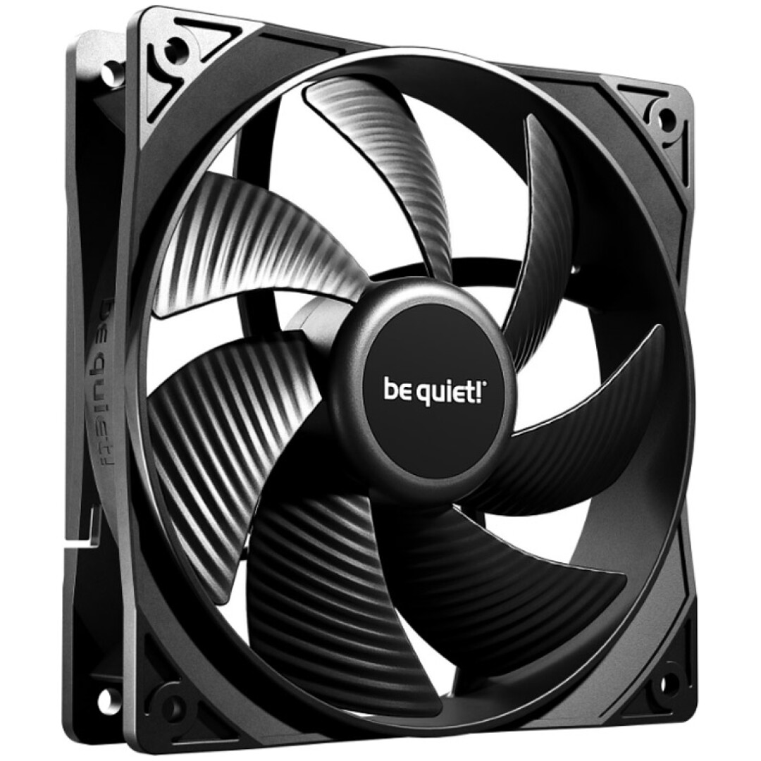 BE QUIET! Pure Wings 3 (BL105) 120mm 4-pin PWM črn ventilator