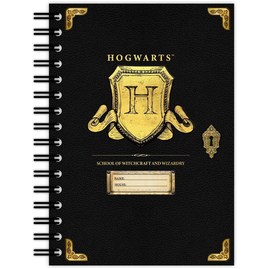 BLUE SKY HARRY POTTER A5 WIRO NOTEBOOK - HOGWARTS SHIELD BELEŽNICA