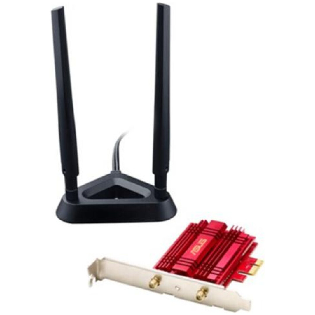 Brezžični mrežni adapter PCIe Asus WiFi5 802.11ac AC1300 1300Mbit/s Dualband 2x antena (PCE-AC56)