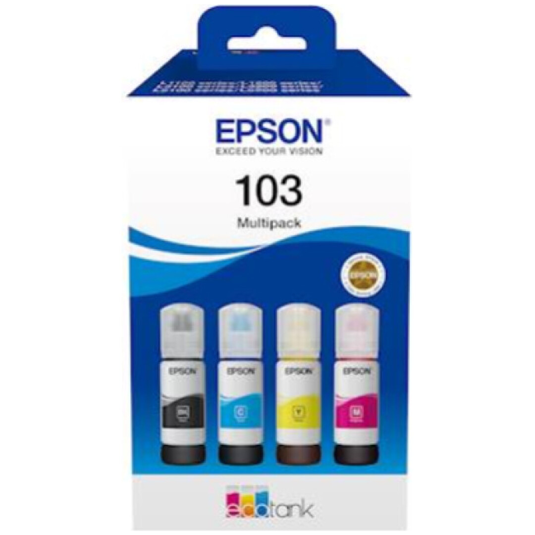 ČRNILO EPSON 103 4x KOMPLET STEKLENIČKA