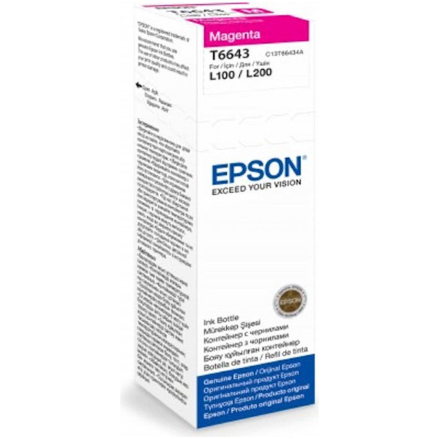 ČRNILO EPSON T 664 34 MAGENTA STEKLENIČKA 70 ML L100