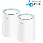 CUDY M1300 (2-pack) AC1200 Gigabit Mesh Dual Band brezžični WiFi5 usmerjevalnik - router