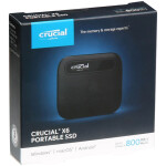 Crucial Portable SSD X6 2TB Schwarz Externe Solid-State-Drive