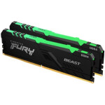 DDR4 16GB 3600MHz CL17 KIT (2x 8GB) Kingston RGB Fury Beast XMP2.0 1