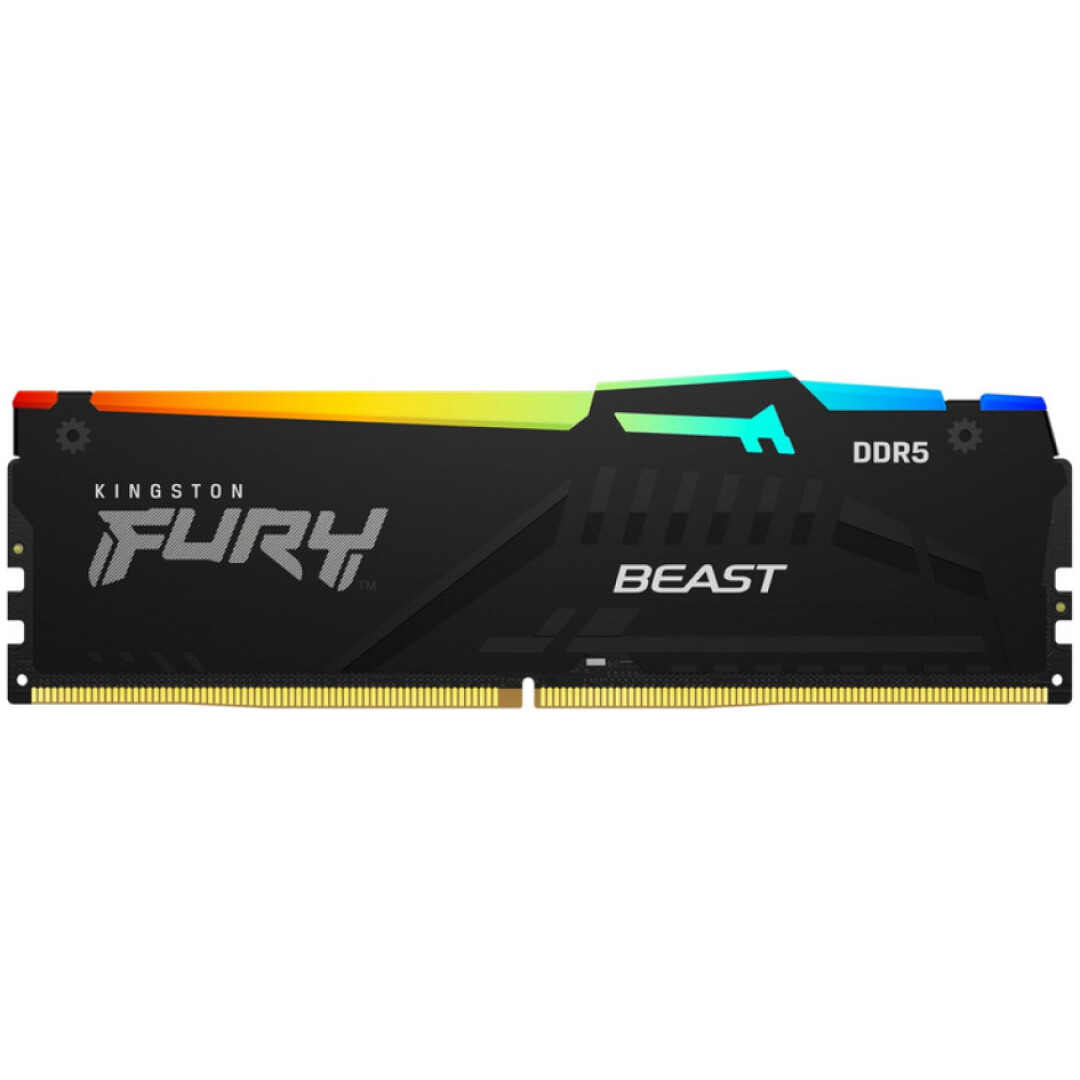 DDR5 16GB 6000MHz CL40 Single (1x16GB) Kingston RGB Fury Beast 1