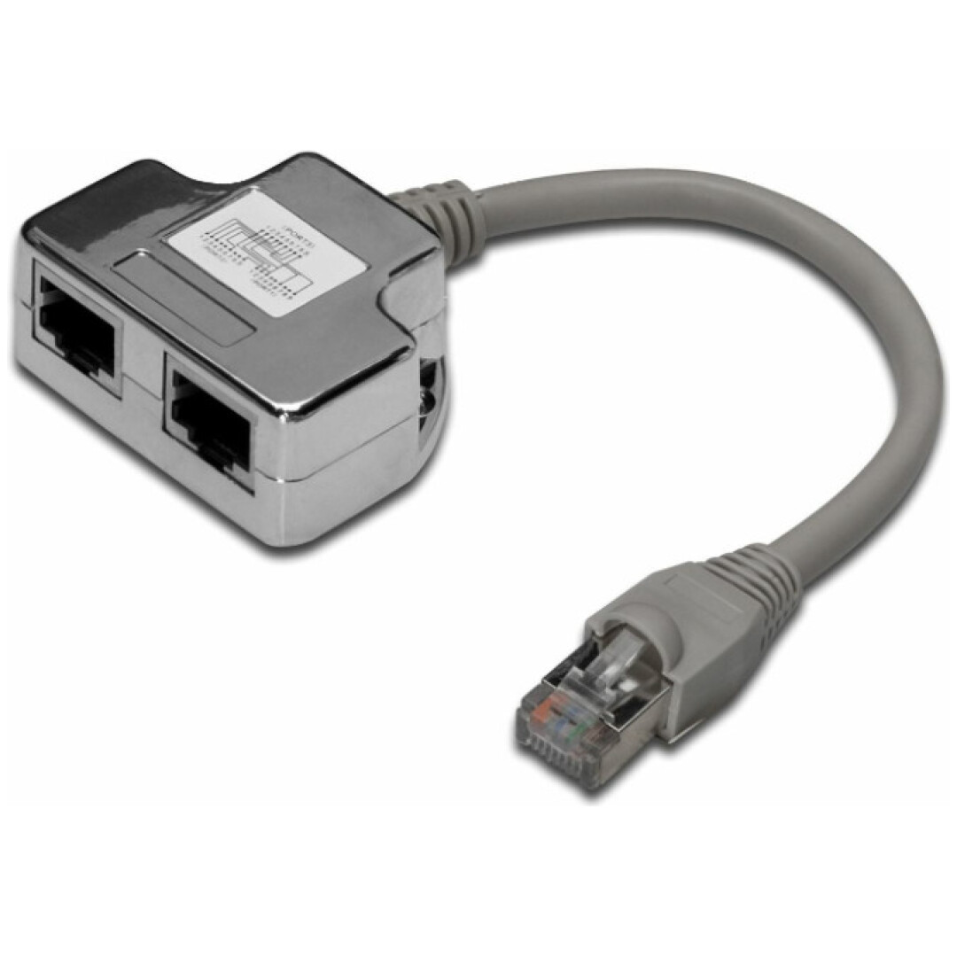 Digitus RJ45 adapter 2xRJ45Ž-RJ45M DN-93904