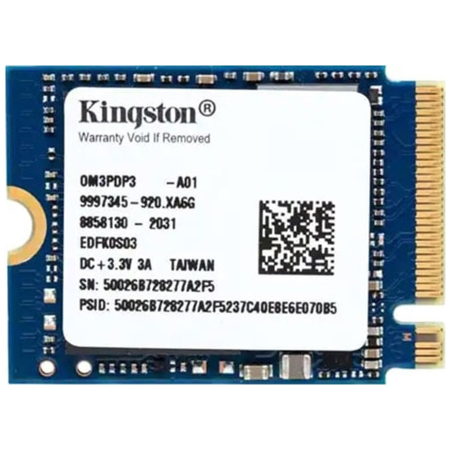 Disk SSD Kingston OM3PDP3256B M.2 NVMe PCIe 2230 256GB (30mm)