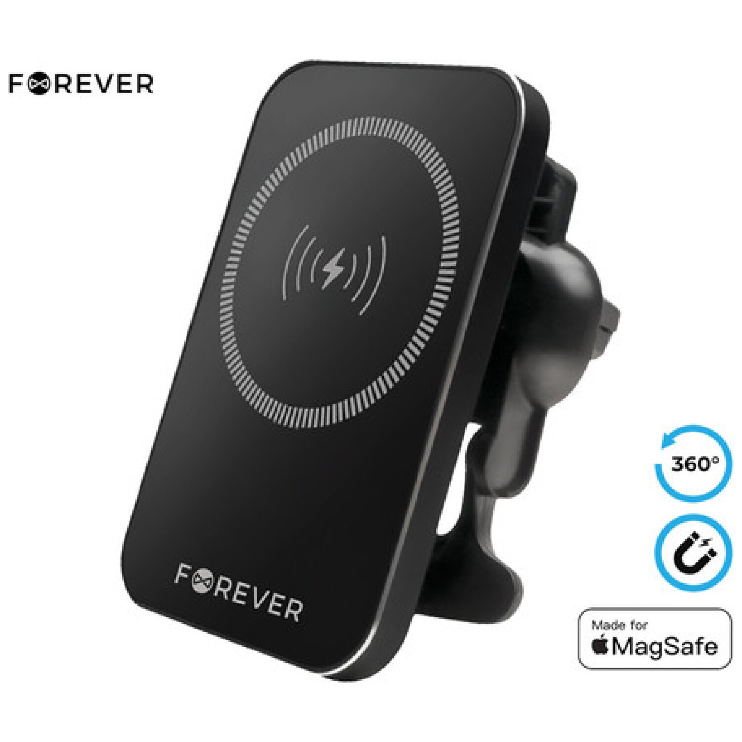 FOREVER MACH-100 magnetni avto nosilec / polnilec za telefon