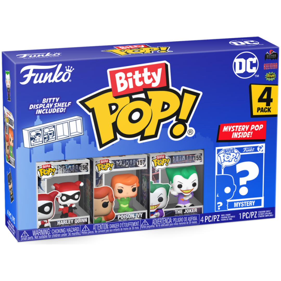 FUNKO BITTY POP: DC - HARLEY QUINN 4PK