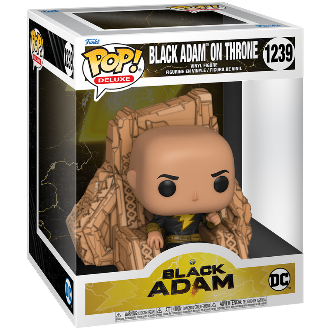 FUNKO POP DELUXE: BLACK ADAM - BLACK ADAM ON THRONE