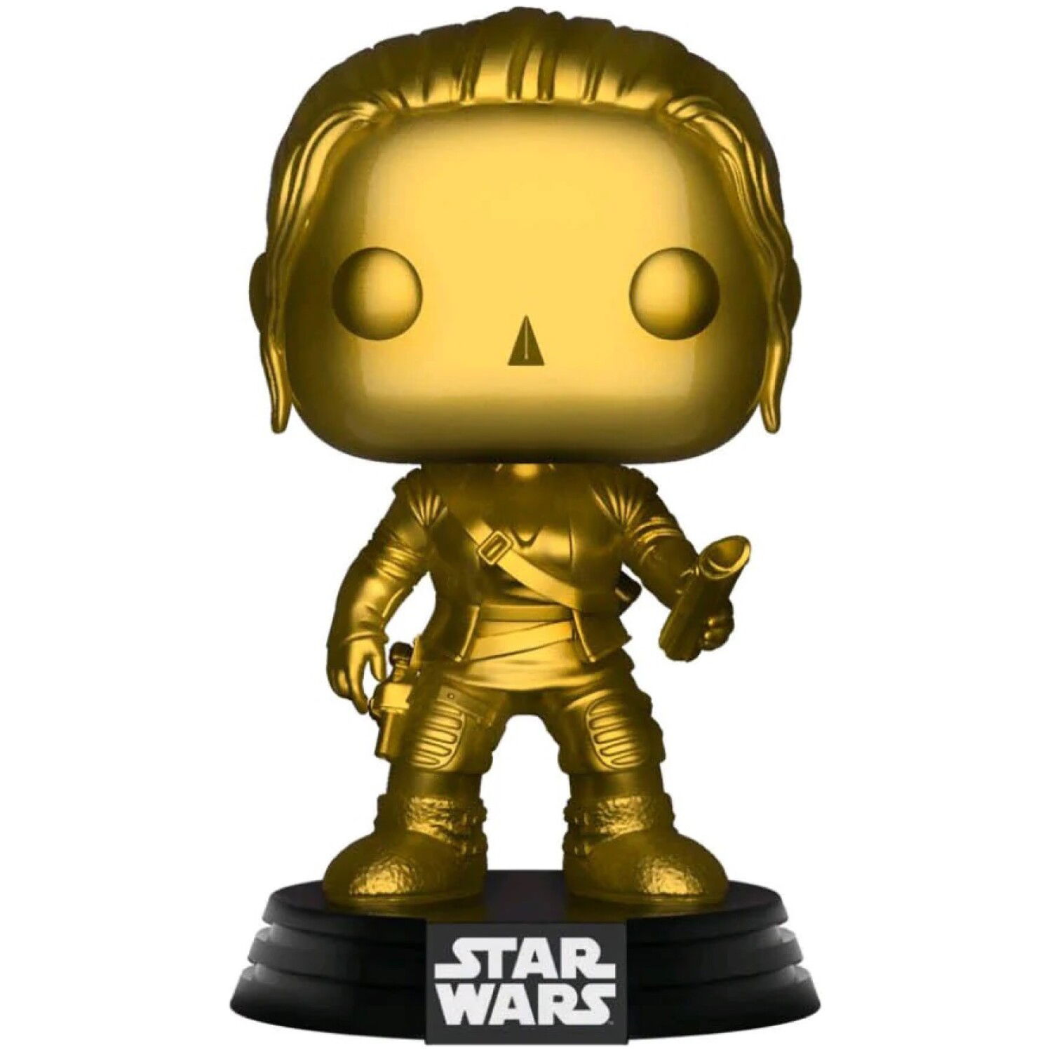 FUNKO POP: STAR WARS - REY (CHROME - MATT GOLD)(EXCL.)