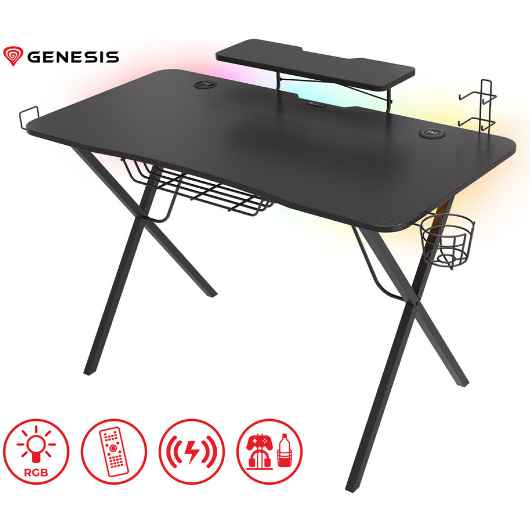 GENESIS HOLM 300 RGB gaming miza