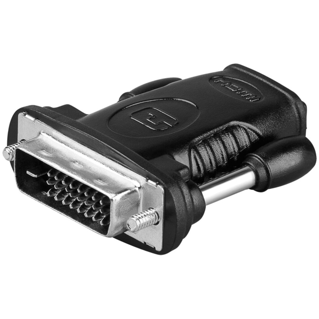 GOOBAY (68482) HDMI / DVI-D črn adapter