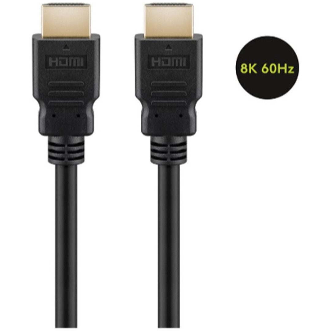 GOOBAY High Speed HDMI 2.1 8K z mrežno povezavo pozlačen 0