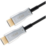 GOOBAY Hybrid High Speed HDMI na HDMI 50m z Ethernet AOC 4K 18Gbit/s pozlačen kabel