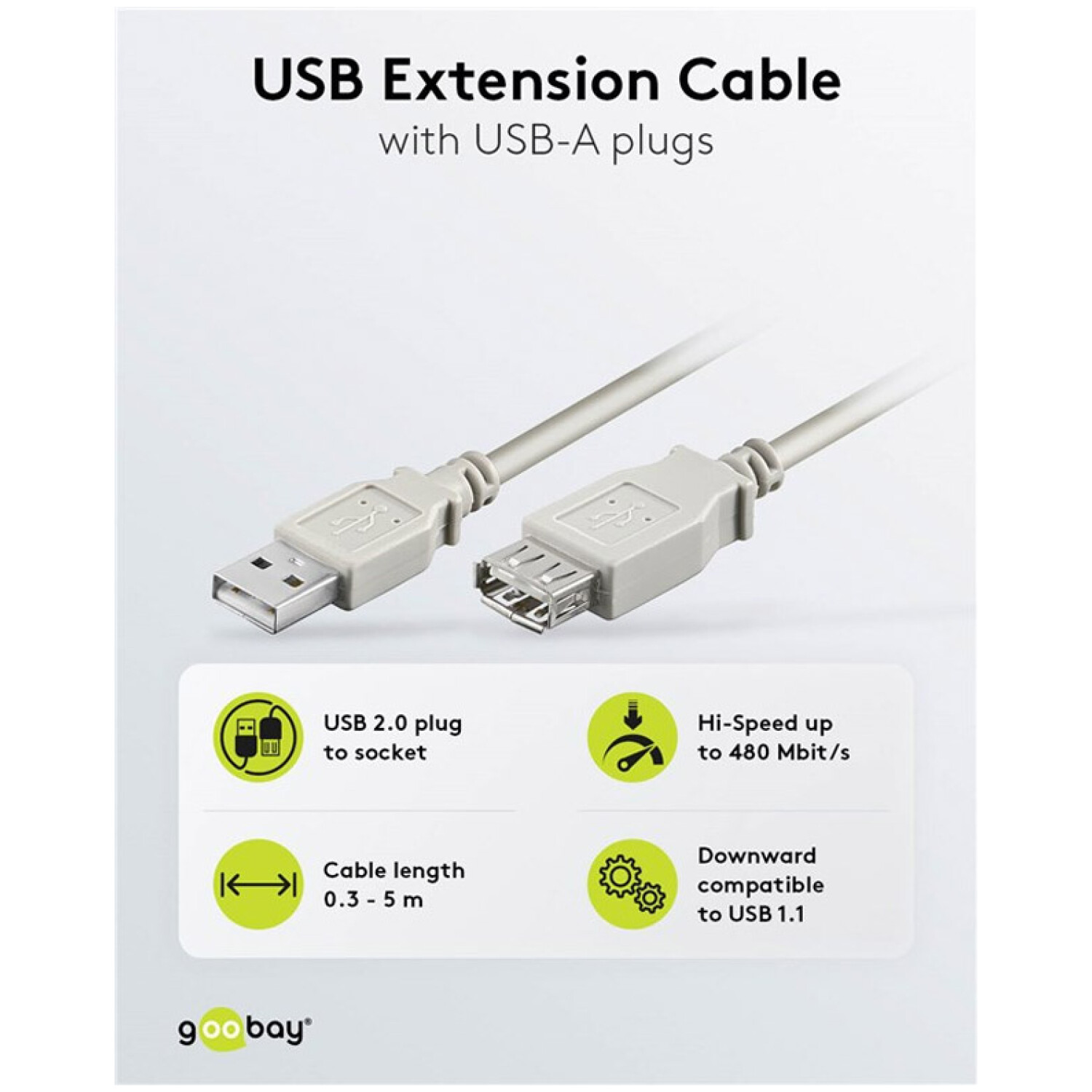 8m sivi podajševalni kabel