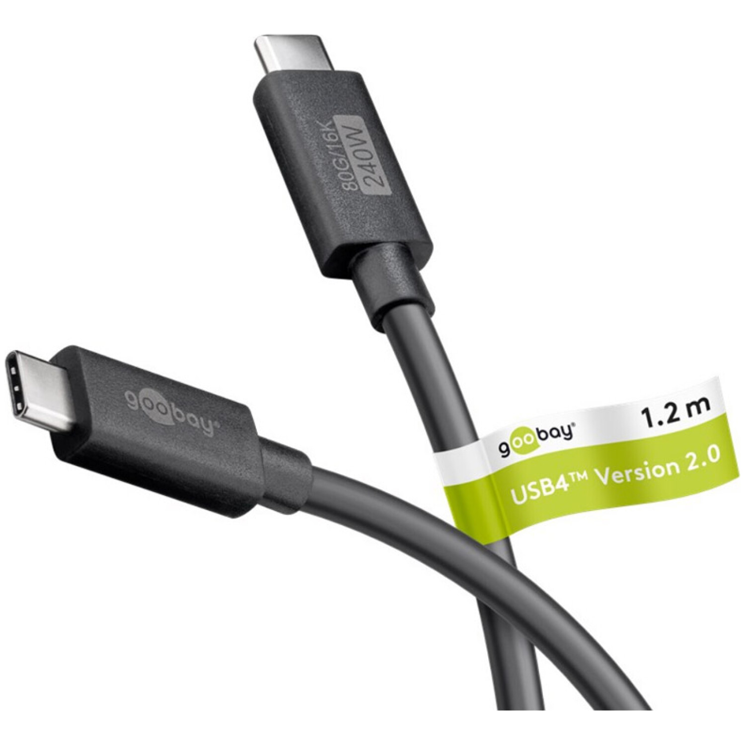 GOOBAY USB-C 240W USB4 80Gbit/s 1