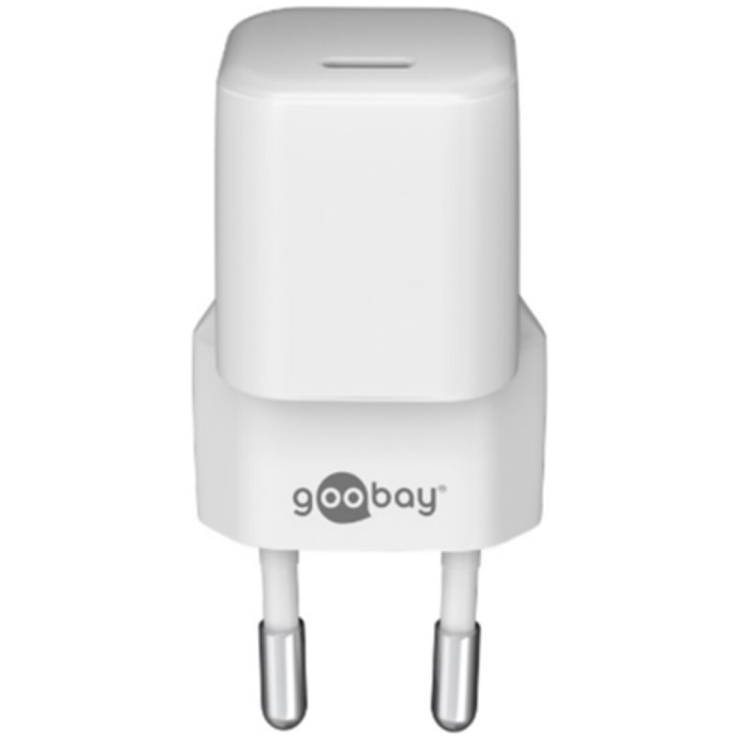 GOOBAY USB-C 5V 20W beli polnilec