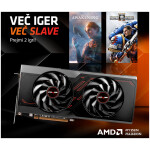 Grafična kartica AMD RX 7800XT Sapphire Pulse - 16GB GDDR6 | 2xDisplayport 1.4a 2xHDMI 2.1 (11330-02-20G)