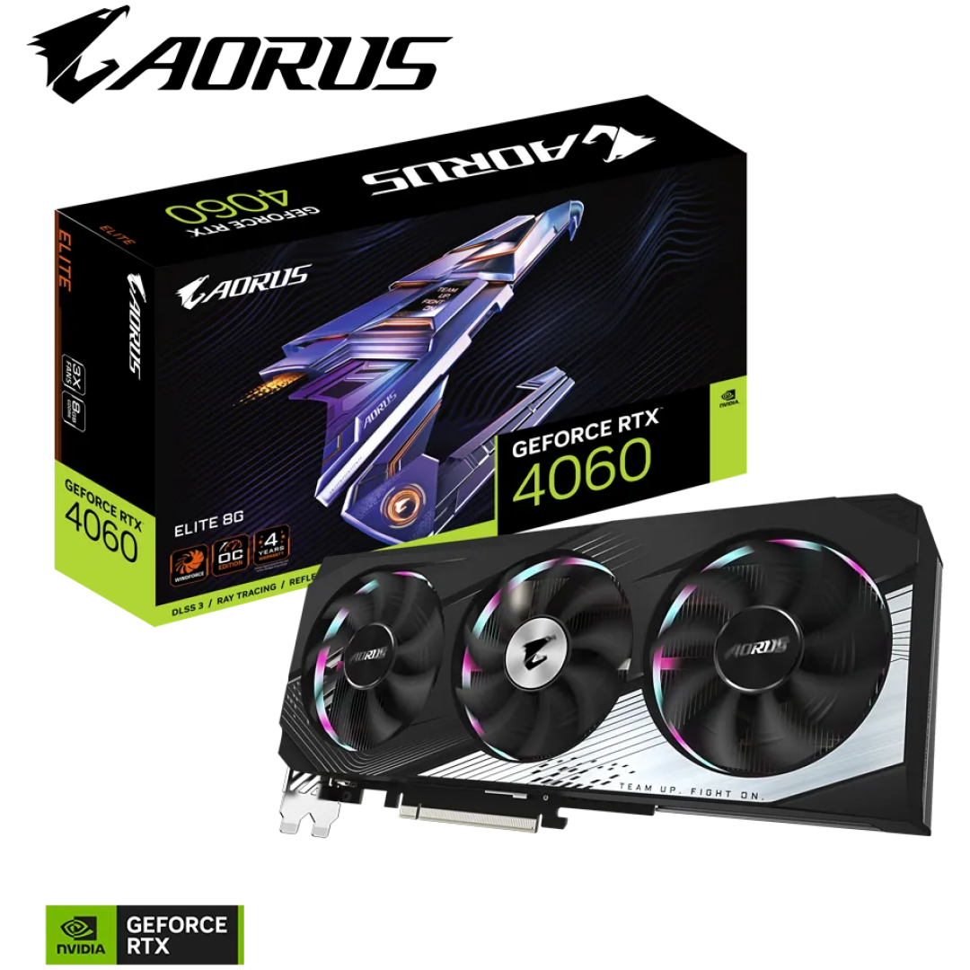 Grafična kartica GIGABYTE AORUS GeForce RTX 4060 ELITE 8G