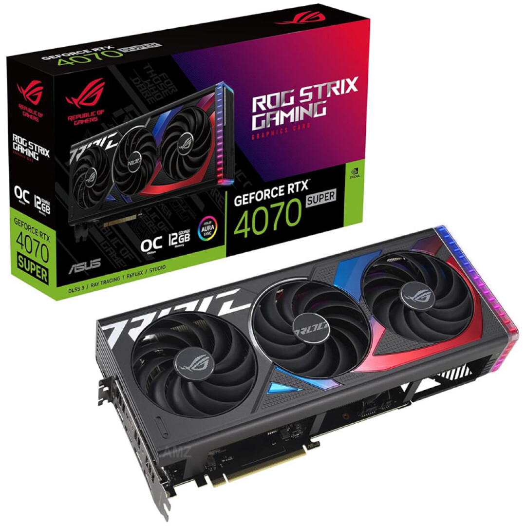 Grafična kartica nVidia RTX4070 Super Asus ROG Strix OC - 12GB GDDR6X (90YV0KD0-M0NA00)