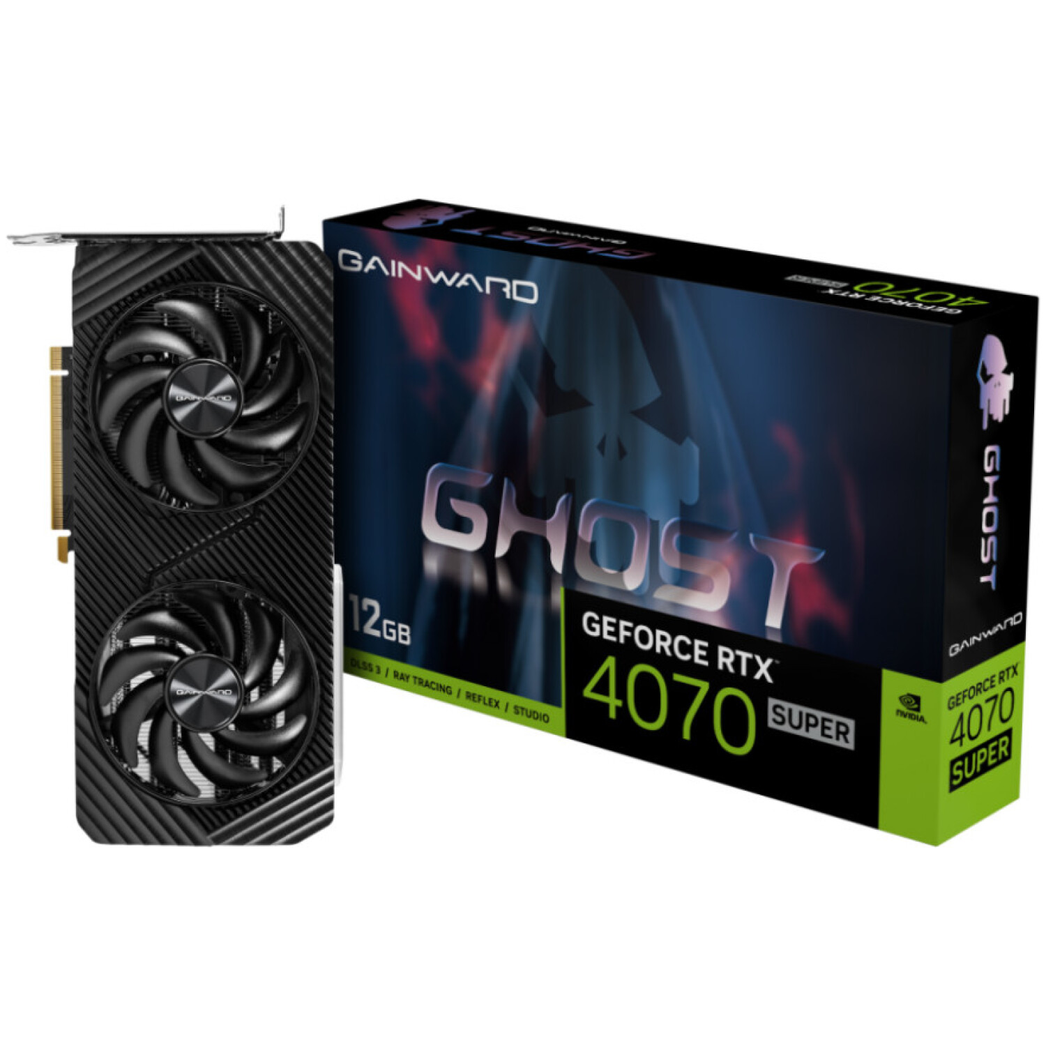 Grafična kartica nVidia RTX4070 Super Gainward Ghost - 12GB GDDR6X (4342)