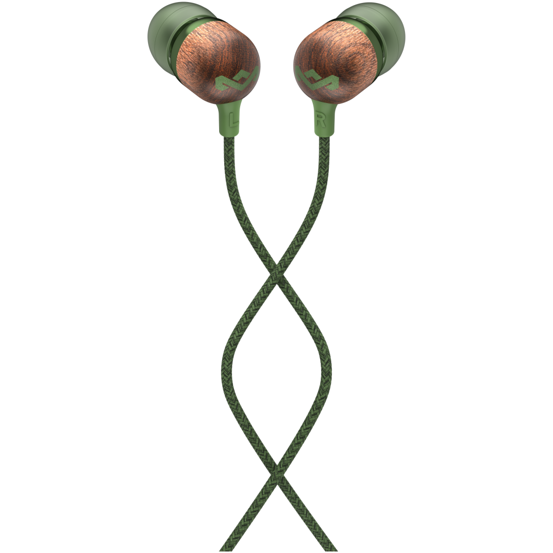 HOUSE OF MARLEY SMILE JAMAICA GREEN IN-EAR HEADPHONES