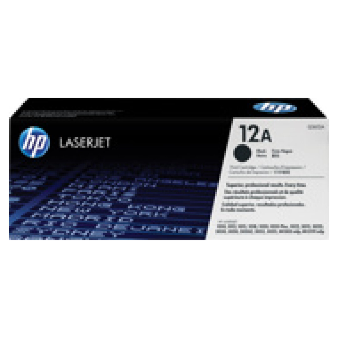 HP 12A LaserJet toner cartridge black