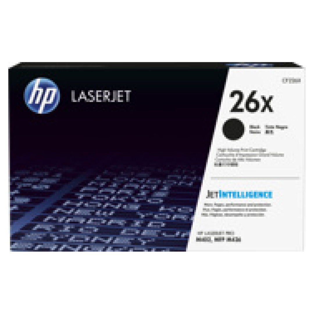 HP 26X Black Toner Cartridge HY