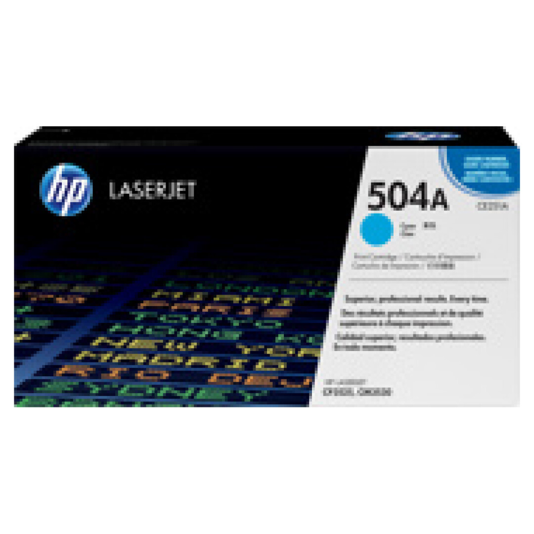 HP 504A Cyan Colour toner cartridge