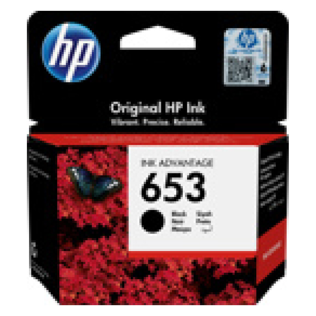 HP 653 Black Original Ink Advantage Cart