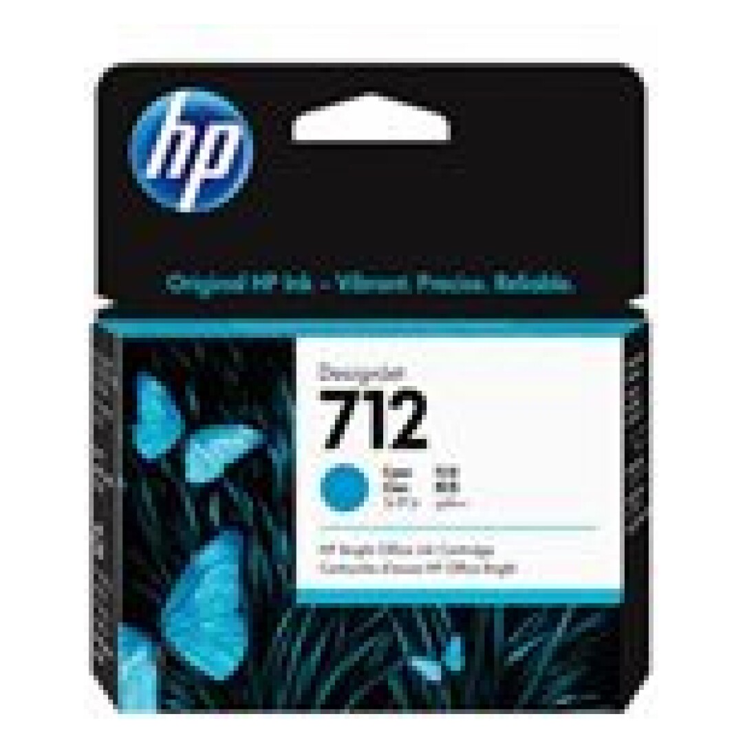 HP 712 29-ml Cyan Ink Cartridge