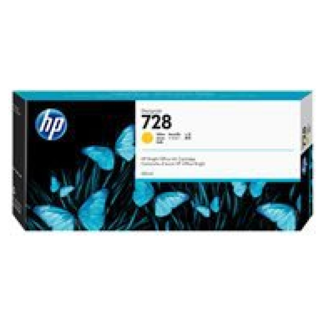 HP 728 300-ml Yellow Ink Cartridge