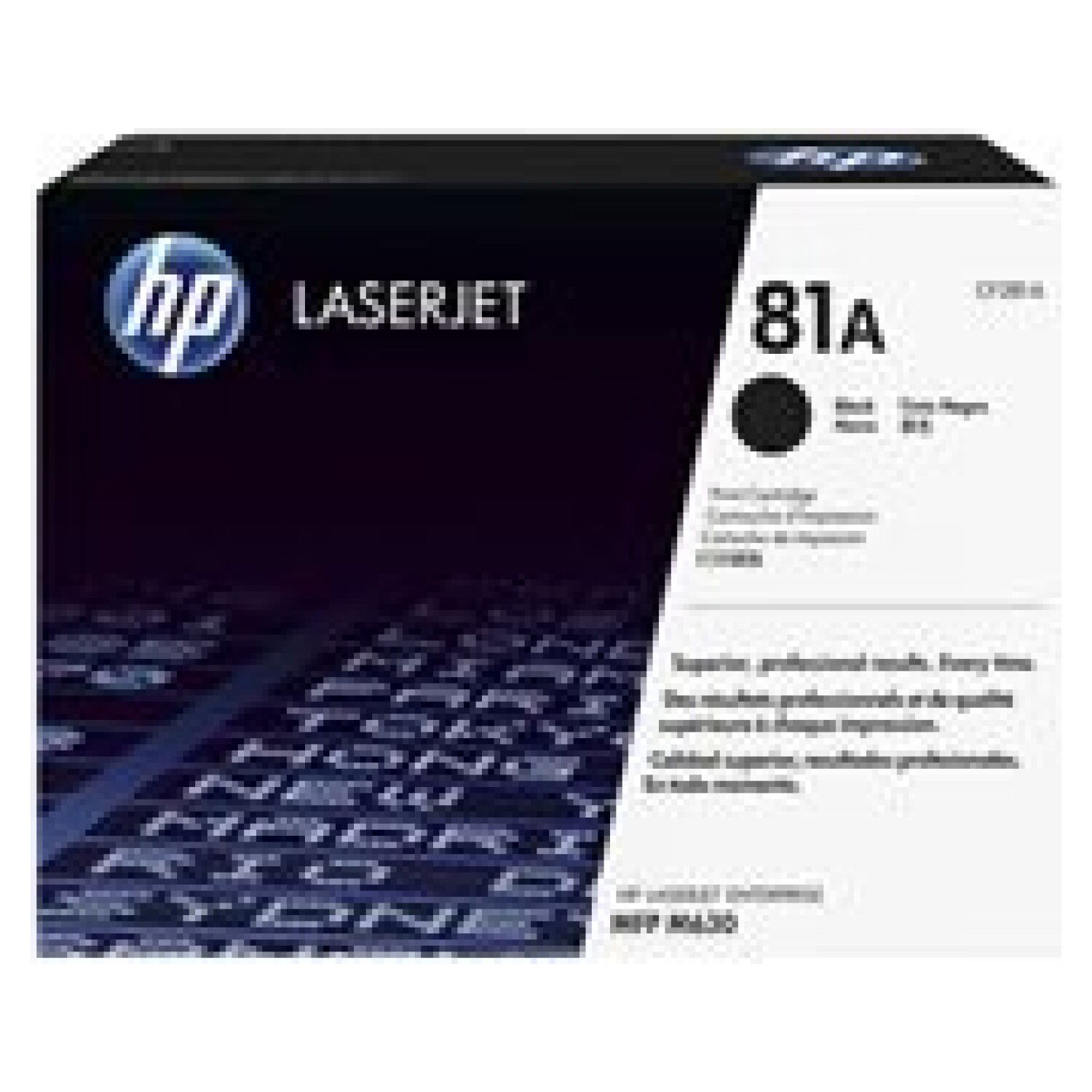 HP 81A Black toner cartridge