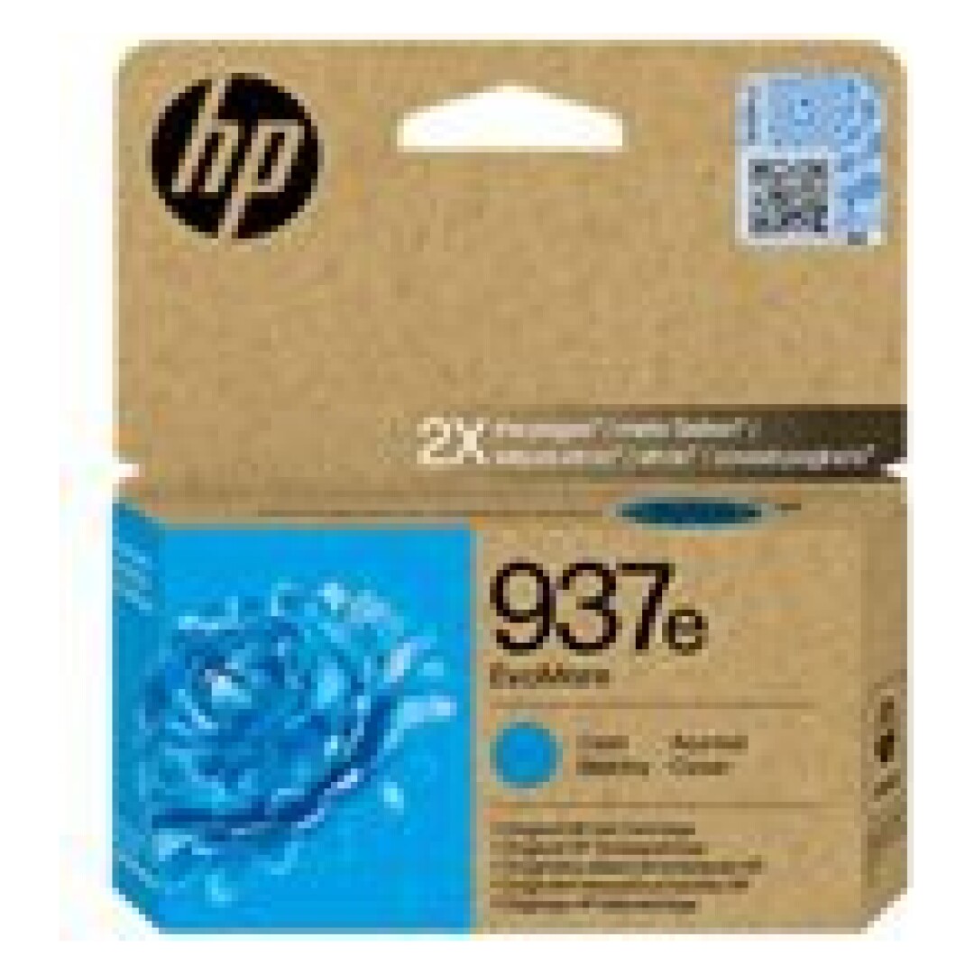 HP 937e EvoMore Cyan Org Ink Cartridge