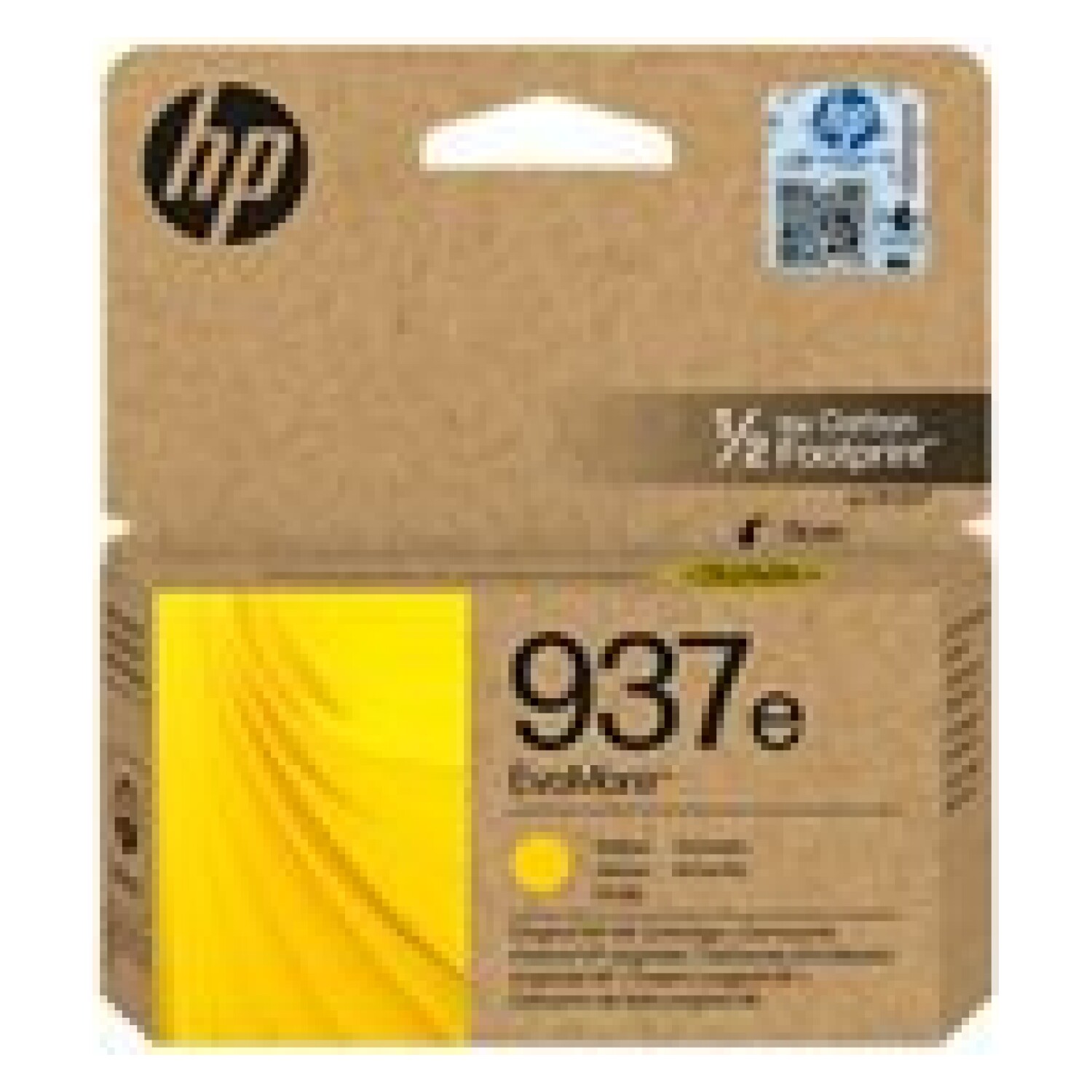 HP 937e EvoMore Yellow Org Ink Cartridge