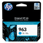 HP 963 Cyan Original Ink Cartridge