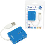 HUB USB 2.0 4portni LogiLink SMILE moder