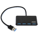 HUB USB 3.0 4portni Port v Alu ohišju (900121)