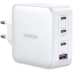 Hišni polnilec 100-240V => 1x USB-A (ž) 3x USB-C 100W GaN PD Nexode Charger Ugreen CD226 bel (15337)