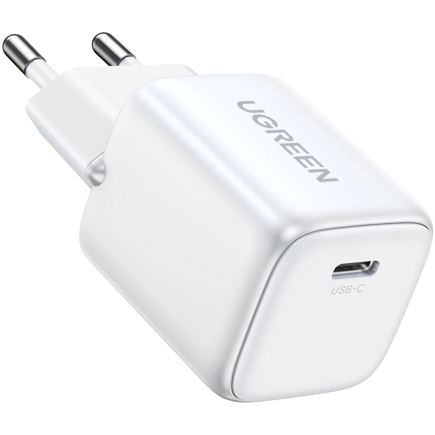 Hišni polnilec 100-240V => 1x USB-C 30W GaN II PD Nexode Charger Ugreen CD319 bel (15326)