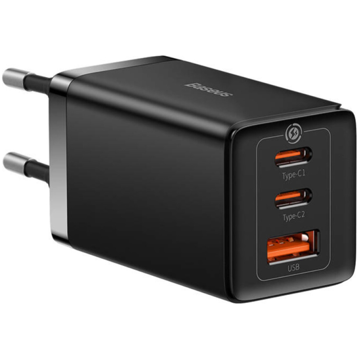 Hišni polnilec 100-240V => USB-A 2x USB-C 65W za mobilni telefon ali tablični računalnik Baseus GaN5 Pro PD3 + PPS + QC3 (CCGP120201)