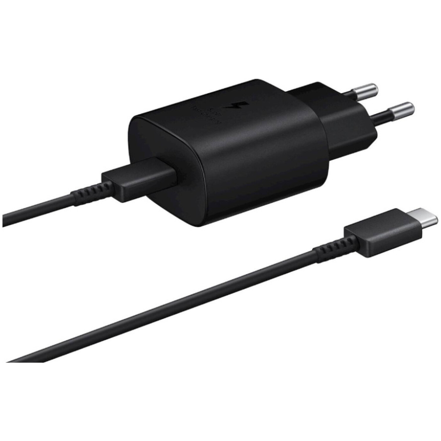 Hišni polnilec Samsung 25W EP-TA800 220V => USB-C črn (EP-TA800XBEGWW)