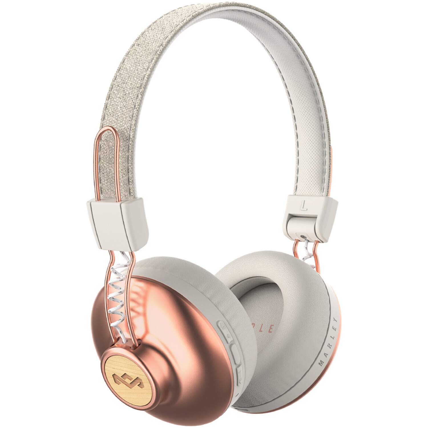 House of Marley Positive Vibration Bluetooth naglavne slušalke - copper