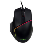 INTER-TECH Nitrox GT-100 RGB optična žična USB črna gaming miška