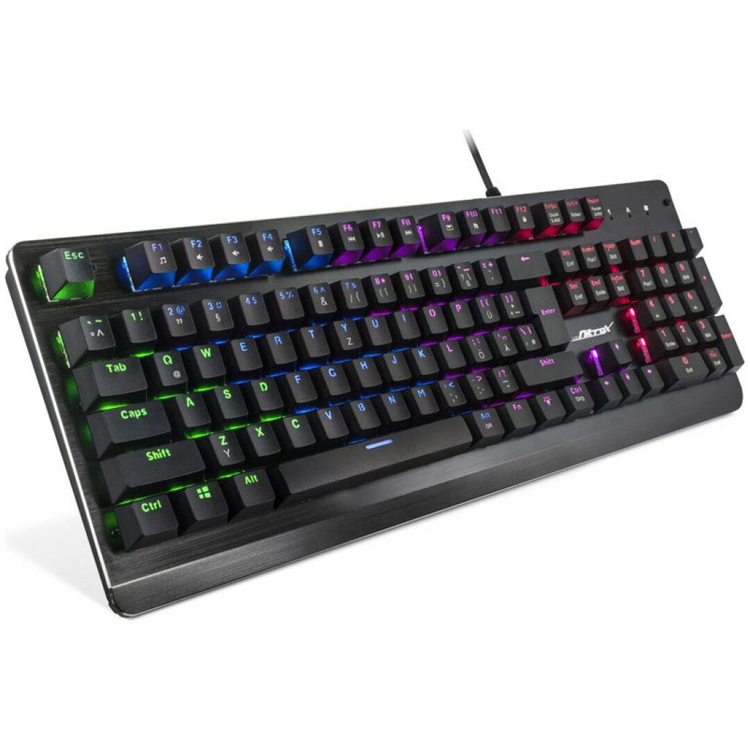 INTER-TECH Nitrox NK-2000ME žična RGB mehanična SLO tisk gaming tipkovnica