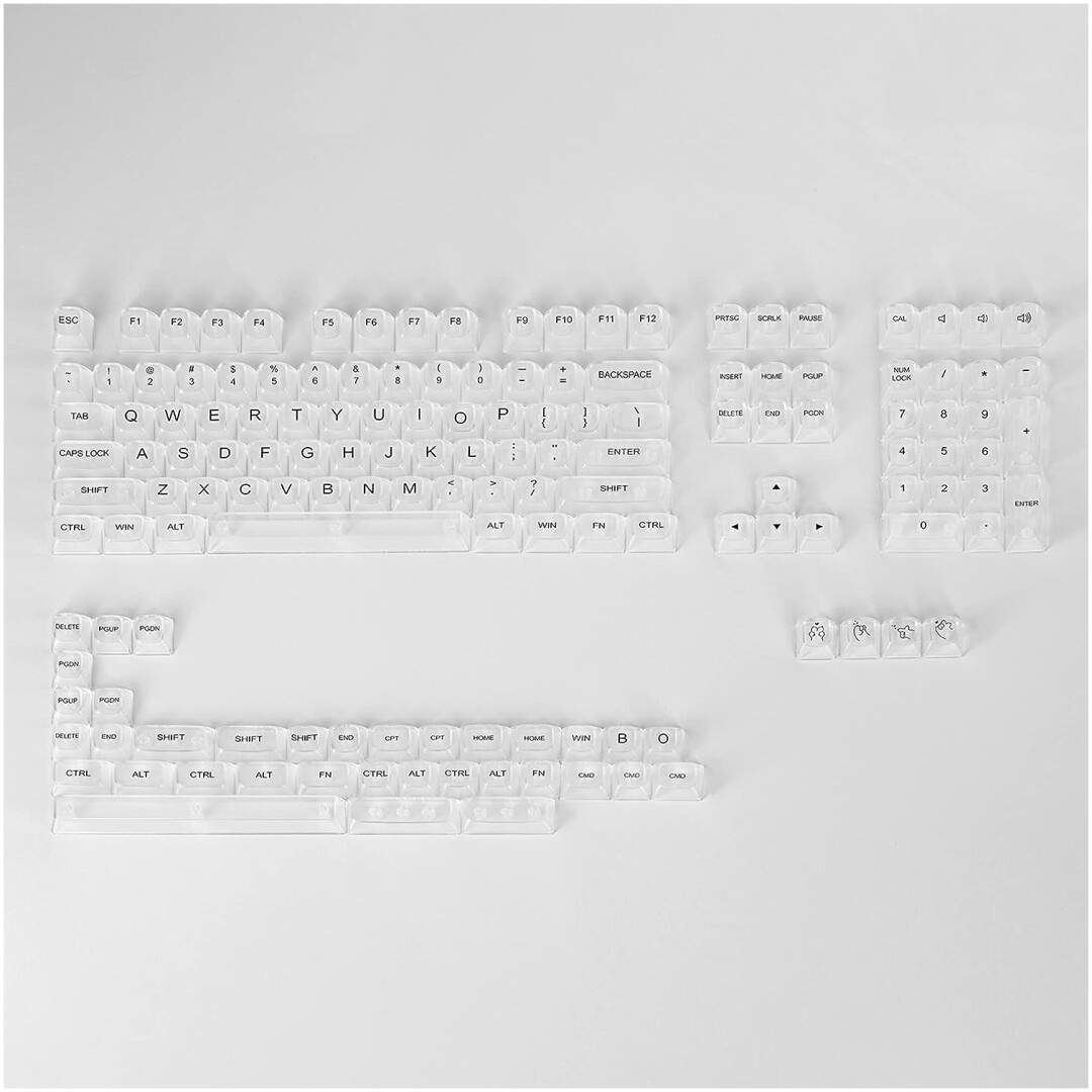 KEYBOARD KEYCAPS - REDRAGON CRYSTAL A135 - 147 kos